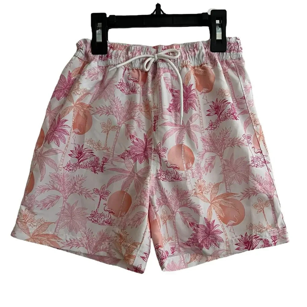 Janie & Jack x Serena Williams tropical swim trunks